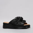Load image into Gallery viewer, LE SANSA EUDORE BLACK - Women Slides - Collective Shoes