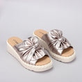 Load image into Gallery viewer, LE SANSA EUDORE CHAMPAGNE - Women Slides - Collective Shoes