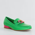 Load image into Gallery viewer, DJANGO & JULIETTE BOOSTA BRIGHT EMERALD - Women Loafers - Collective Shoes