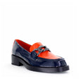 Load image into Gallery viewer, BRESLEY PLASMA NAVY ORANGE - Women Loafers - Collective Shoes