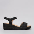 Load image into Gallery viewer, LE SANSA PILIA BLACK - Women Sandals - Collective Shoes