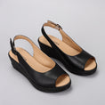 Load image into Gallery viewer, LE SANSA PETUNIA BLACK - Women Sandals - Collective Shoes