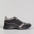 Load image into Gallery viewer, ZIERA PELLS BLACK PEWTER - Women Sneakers - Collective Shoes