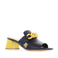 Load image into Gallery viewer, BRESLEY ADDER NAVY/YELLOW - Women Heels - Collective Shoes