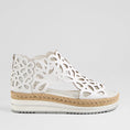 Load image into Gallery viewer, DJANGO & JULIETTE ADELY WHITE - Women Sandals - Collective Shoes