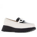 Load image into Gallery viewer, ALFIE & EVIE HITCH CREAM BLACK - Women Loafers - Collective Shoes