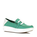 Load image into Gallery viewer, ALFIE & EVIE MOOCH GREEN - Women Slip-ons - Collective Shoes