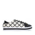 Load image into Gallery viewer, ALFIE & EVIE PLEAT BLACK CREAM - Women sneakers - Collective Shoes
