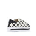 Load image into Gallery viewer, ALFIE & EVIE PLEAT BLACK CREAM - Women sneakers - Collective Shoes