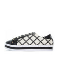 Load image into Gallery viewer, ALFIE & EVIE PLEAT BLACK CREAM - Women sneakers - Collective Shoes