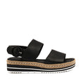 Load image into Gallery viewer, DJANGO & JULIETTE ATHA BLACK - Women Sandals - Collective Shoes