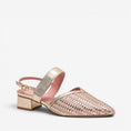 Load image into Gallery viewer, MINX ALISSA SOFT GOLD METALLIC SOFT PINK