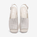 Load image into Gallery viewer, MINX ARDEN IVORY SILVER WOVEN