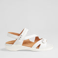 Load image into Gallery viewer, ZIERA BEAUX WHITE - Women Sandals - Collective Shoes