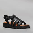 Load image into Gallery viewer, LE SANSA BEETEL BLACK - Women Sandals - Collective Shoes