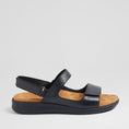 Load image into Gallery viewer, ZIERA BENJI NAVY - Women Sandals - Collective Shoes