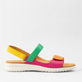 Load image into Gallery viewer, ZIERA BENJI BRIGHT MULTI - Women Sandals - Collective Shoes