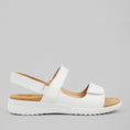 Load image into Gallery viewer, ZIERA BENJI WHITE - Women Sandals - Collective Shoes