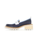 Load image into Gallery viewer, BRESLEY DELMIRA NAVY COMBO - Women Loafers - Collective Shoes