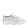 Load image into Gallery viewer, DJANGO & JULIETTE BUMP IVORY BLUE FLOWER - Women sneakers - Collective Shoes