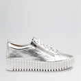 Load image into Gallery viewer, DJANGO & JULIETTE BUMP SILVER - Women sneakers - Collective Shoes