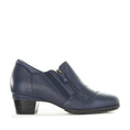 Load image into Gallery viewer, ZIERA CAMDEN NAVY - Women Heels - Collective Shoes