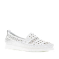 Load image into Gallery viewer, CABELLO CLEAR WHITE - Women Slip On - Collective Shoes