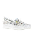 Load image into Gallery viewer, CABELLO CLEAR WHITE PRINT - Women Slip On - Collective Shoes