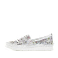 Load image into Gallery viewer, CABELLO CLEAR WHITE PRINT - Women Slip On - Collective Shoes