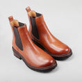 Load image into Gallery viewer, Le Sansa Costa Brandy boots, stylish leather footwear with detailed stitching and a sleek design, perfect for casual or formal wear.