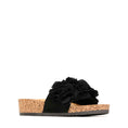 Load image into Gallery viewer, LOS CABOS CORSAGE BLACK - Women Slides - Collective Shoes