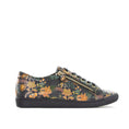 Load image into Gallery viewer, ZIERA DIANN BLACK VINTAGE FLORAL - Women sneakers - Collective Shoes