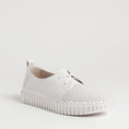Load image into Gallery viewer, DJANGO & JULIETTE HUSTON WHITE PATENT - Women Sneakers - Collective Shoes