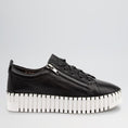 Load image into Gallery viewer, DJANGO & JULIETTE BUMP BLACK WHITE - Women sneakers - Collective Shoes