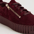 Load image into Gallery viewer, DJANGO & JULIETTE BUMP BURGUNDY SUEDE - Women sneakers - Collective Shoes