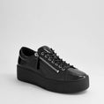 Load image into Gallery viewer, DJANGO & JULIETTE WOLFIE BLACK/BLACK PATENT - Women sneakers - Collective Shoes