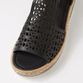 Load image into Gallery viewer, DJANGO & JULIETTE ACCRA BLACK - Women Sandals - Collective Shoes