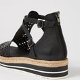 Load image into Gallery viewer, DJANGO & JULIETTE ACCRA BLACK - Women Sandals - Collective Shoes