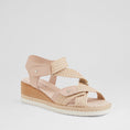 Load image into Gallery viewer, DJANGO & JULIETTE IDELA NUDE WEAVE - Women Sandals - Collective Shoes