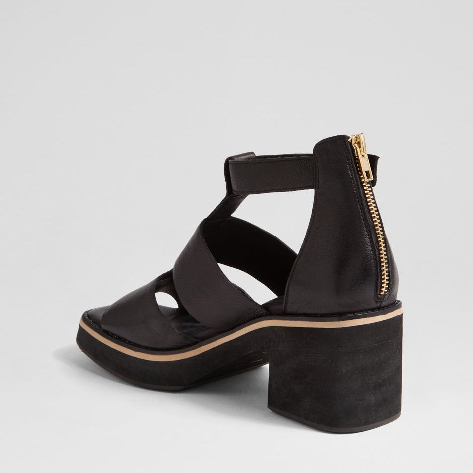 DJANGO & JULIETTE JASTY BLACK - Women Sandals - Collective Shoes