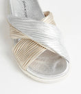 Load image into Gallery viewer, DJANGO & JULIETTE TOYCE SILVER PALE GOLD - Women Flats - Collective Shoes