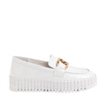 Load image into Gallery viewer, DJANGO & JULIETTE BRONTIS WHITE - Women Loafers - Collective Shoes