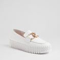 Load image into Gallery viewer, DJANGO & JULIETTE BRONTIS WHITE PATENT - Women Loafers - Collective Shoes