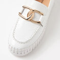 Load image into Gallery viewer, DJANGO & JULIETTE BRONTIS WHITE PATENT - Women Loafers - Collective Shoes