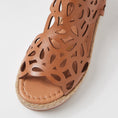 Load image into Gallery viewer, DJANGO & JULIETTE ADELY DK TAN - Women Sandals - Collective Shoes