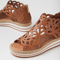 Load image into Gallery viewer, DJANGO & JULIETTE ADELY DK TAN - Women Sandals - Collective Shoes