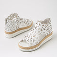 Load image into Gallery viewer, DJANGO & JULIETTE ADELY WHITE - Women Sandals - Collective Shoes