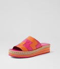 Load image into Gallery viewer, DJANGO & JULIETTE ANKITA ORANGE FUCHSIA - Women Slides - Collective Shoes