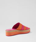 Load image into Gallery viewer, DJANGO & JULIETTE ANKITA ORANGE FUCHSIA - Women Slides - Collective Shoes
