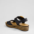 Load image into Gallery viewer, DJANGO & JULIETTE CUBBIE BLACK - Women Sandals - Collective Shoes